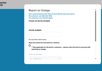 Report an outage